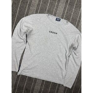 Bon Jovi Shirt Woman's Medium Gray Crush‎ Tour Long Sleeve Vintage Y2K Band